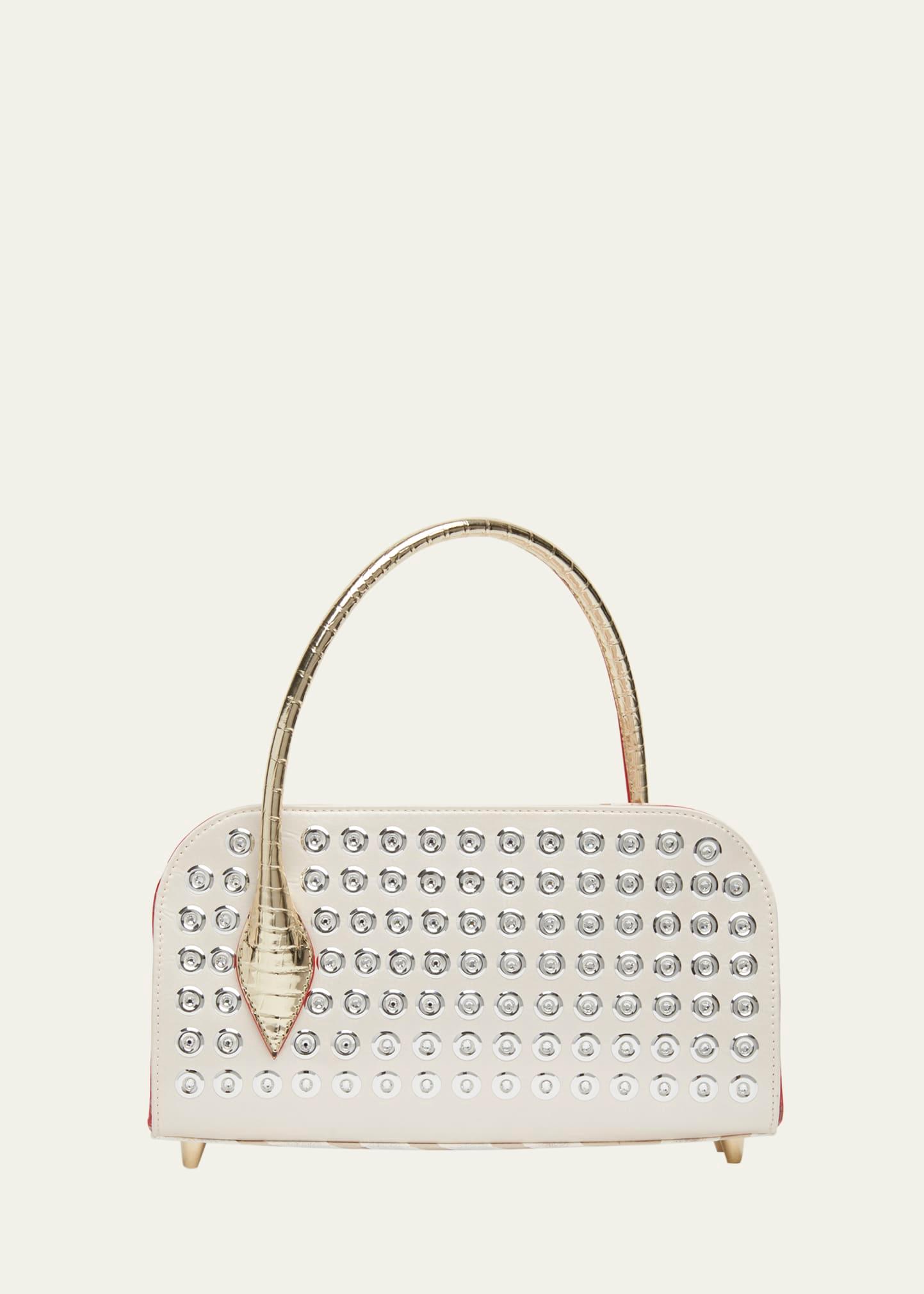 eloise top-handle bag in gaagal mirror strass leather