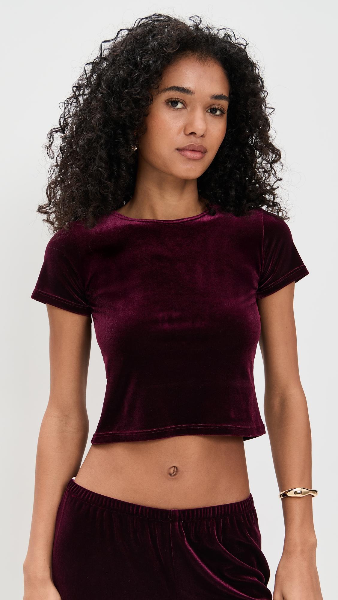 eloise velvet tee