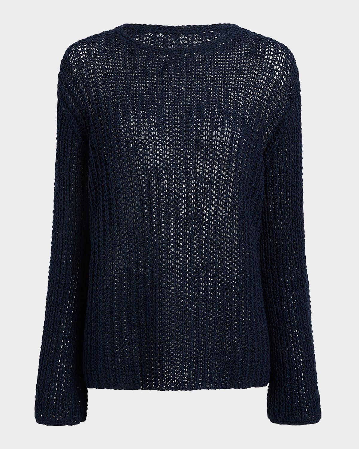 elowen cotton open-knit sweater