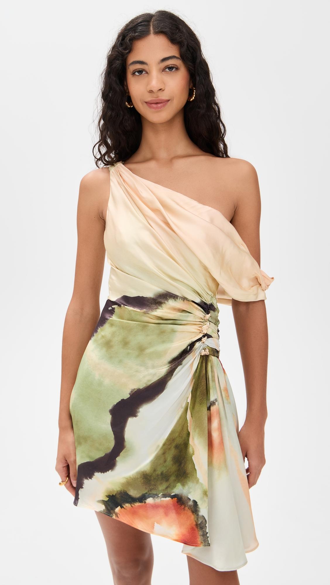 elowen print mini dress