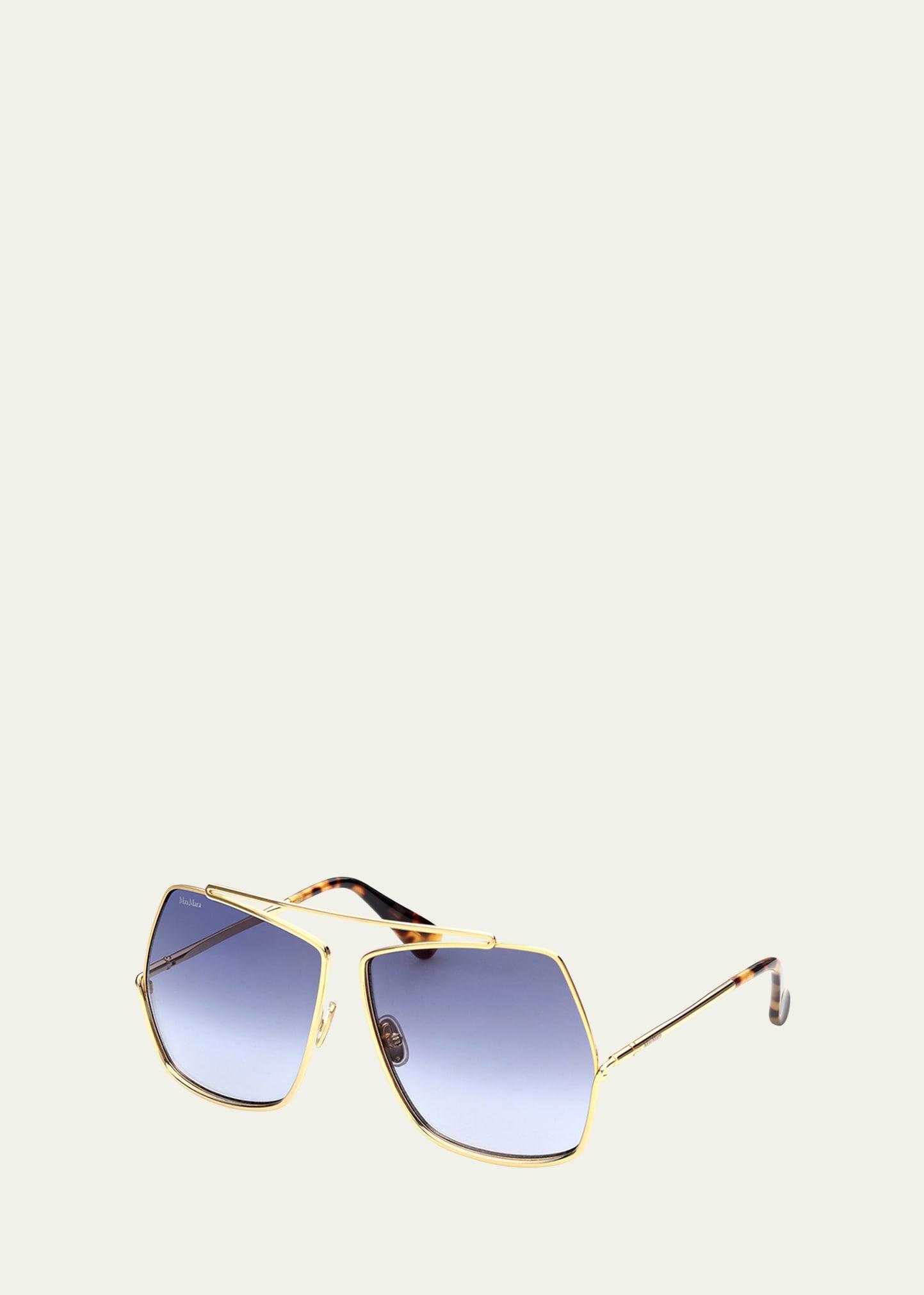 elsa geo metal butterfly sunglasses