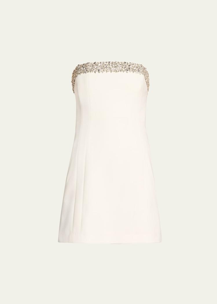 elsie embellished strapless mini dress