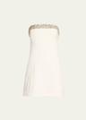 elsie embellished strapless mini dress