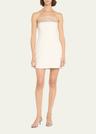 elsie embellished strapless mini dress