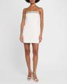 elsie embellished strapless mini dress