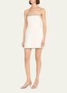 elsie embellished strapless mini dress