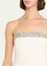 elsie embellished strapless mini dress