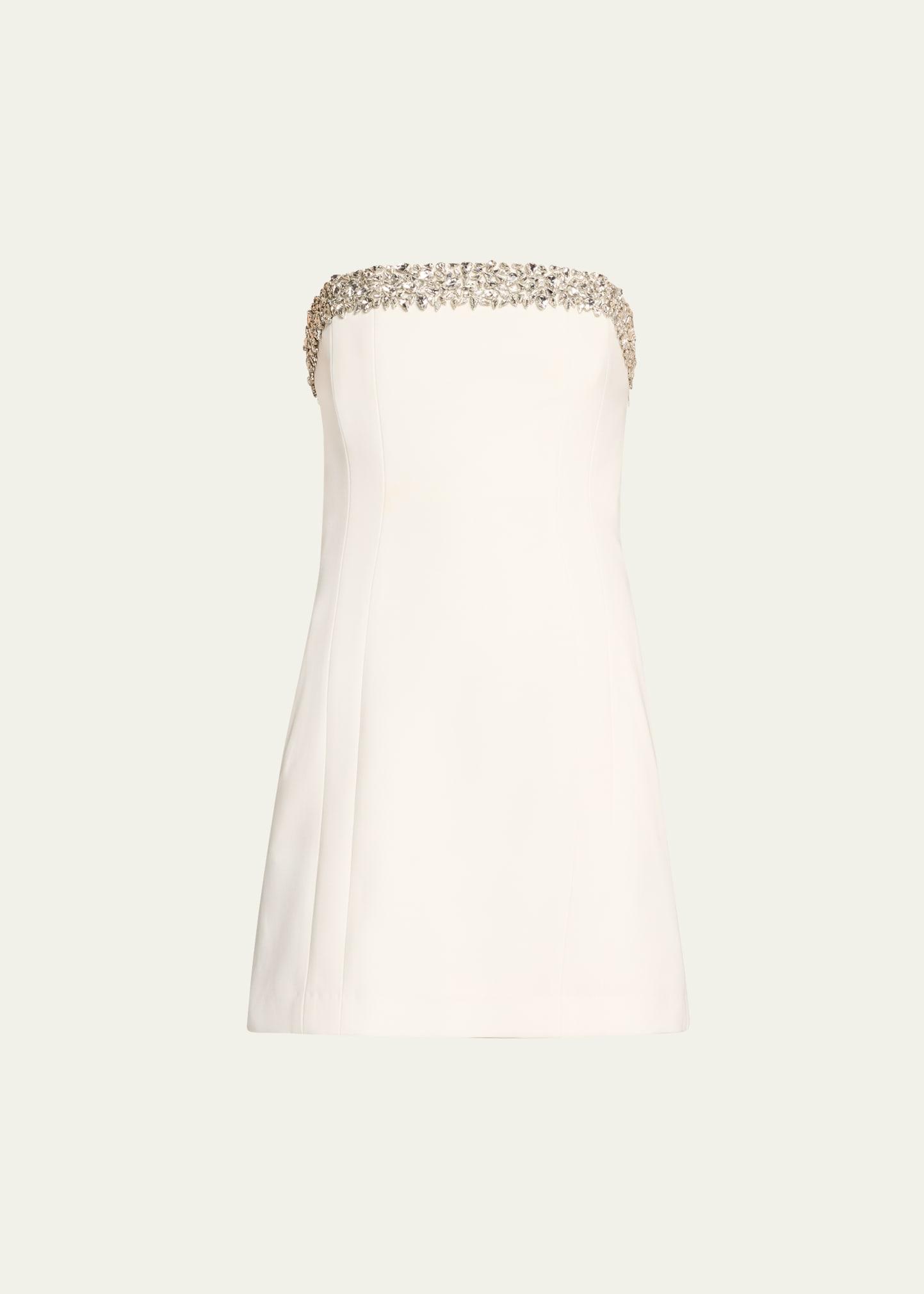 elsie embellished strapless mini dress