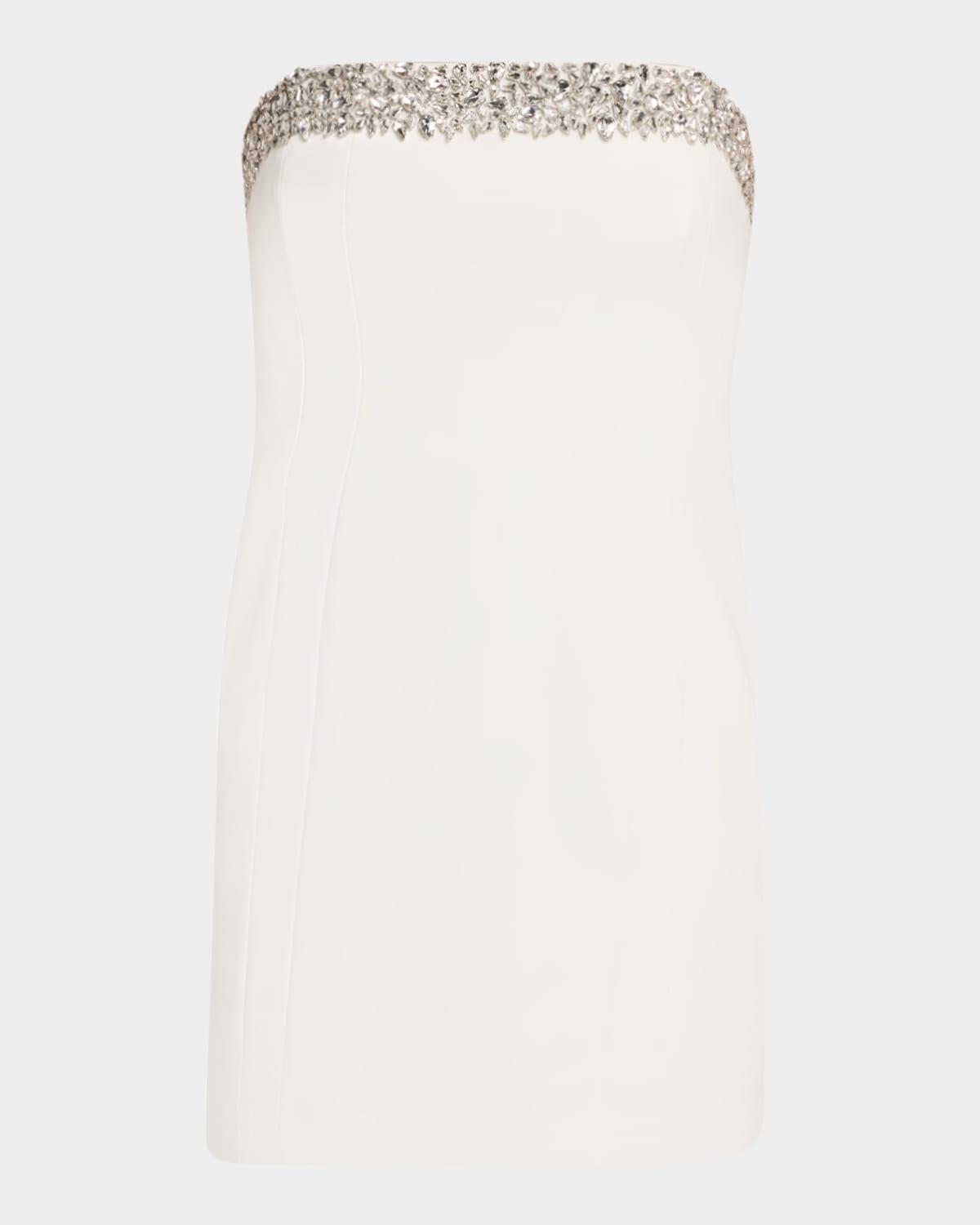 elsie embellished strapless mini dress