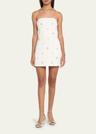 elsie strapless jewel-embellished mini dress