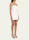 elsie strapless jewel-embellished mini dress