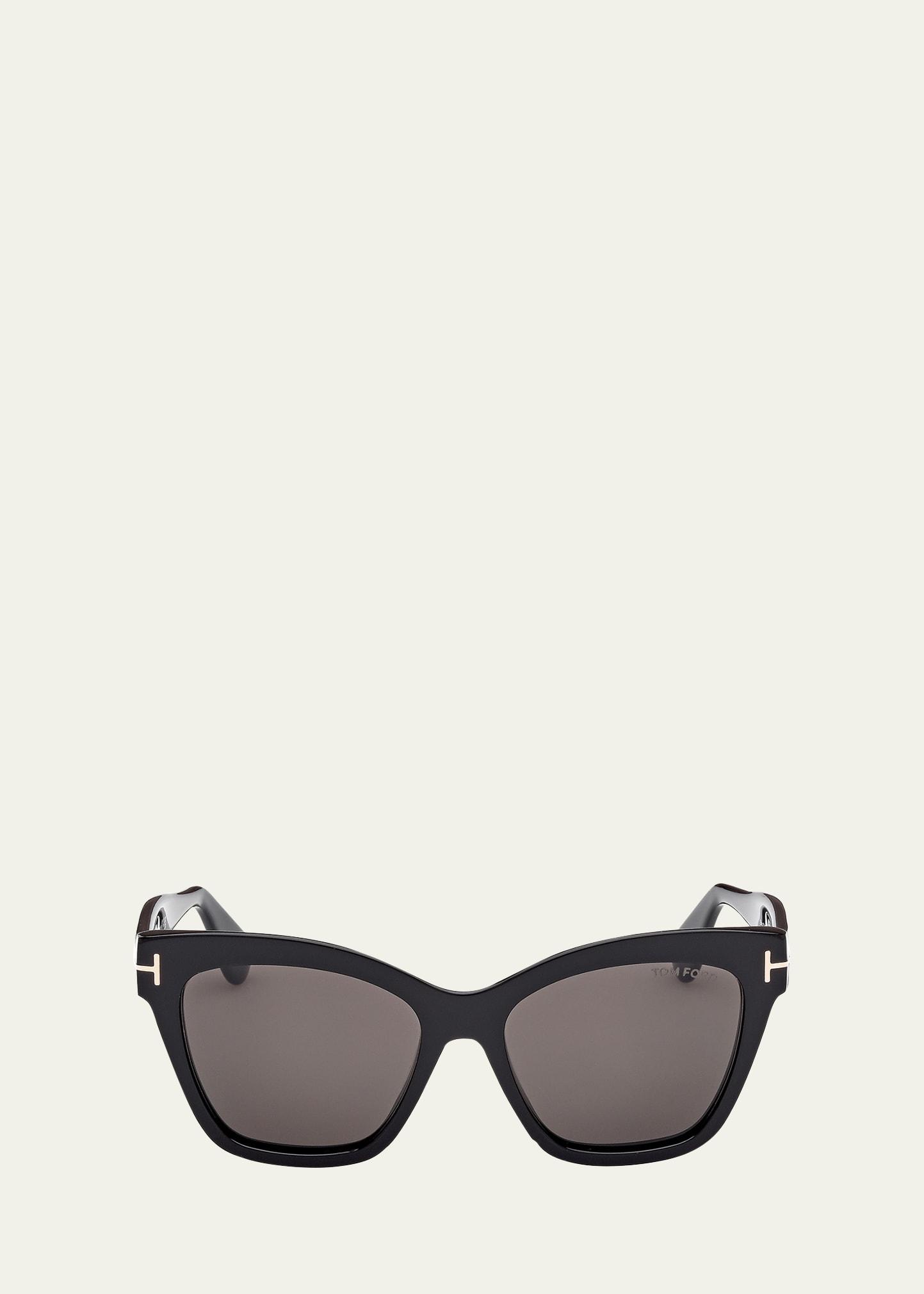 elvira cat eye acetate sunglasses