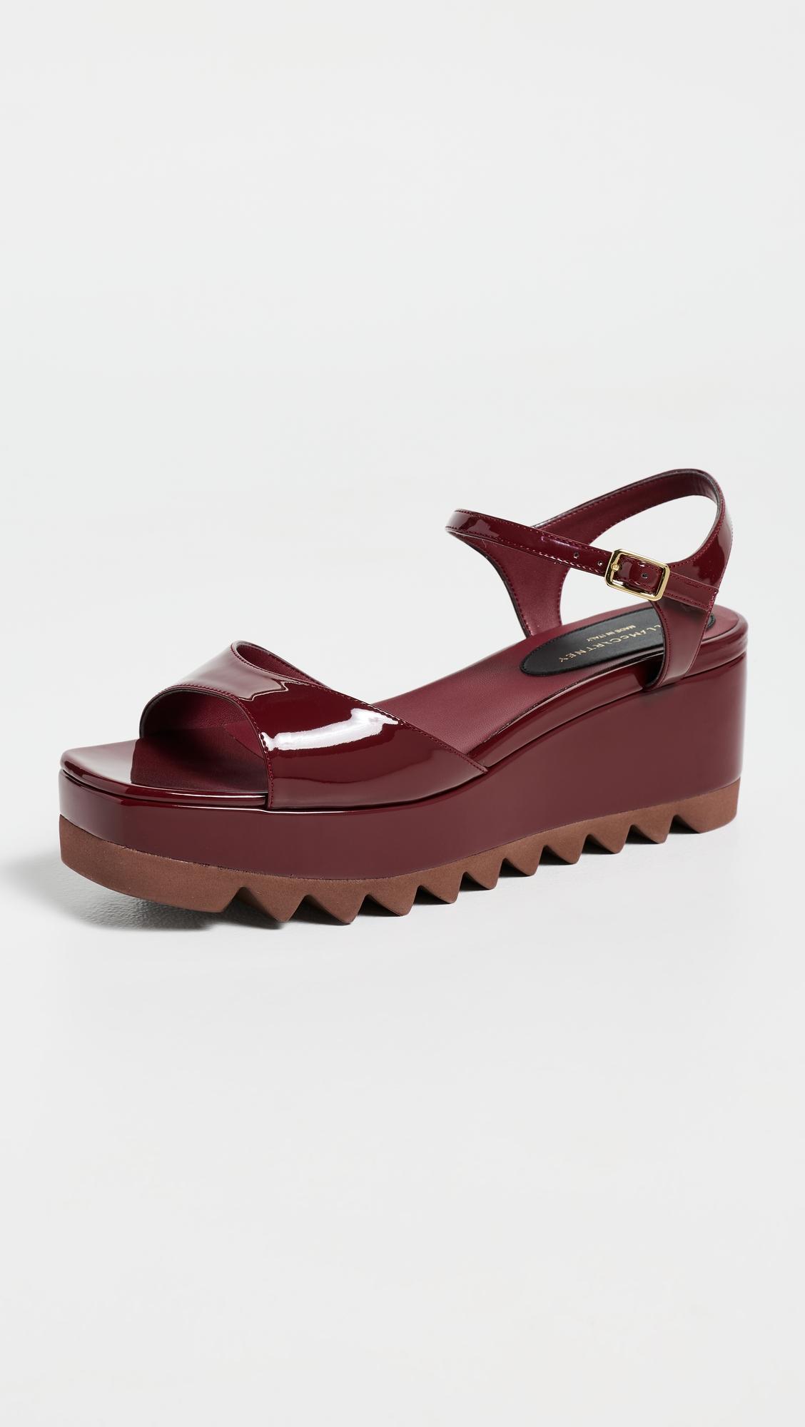 elyse patent alter mat sandals