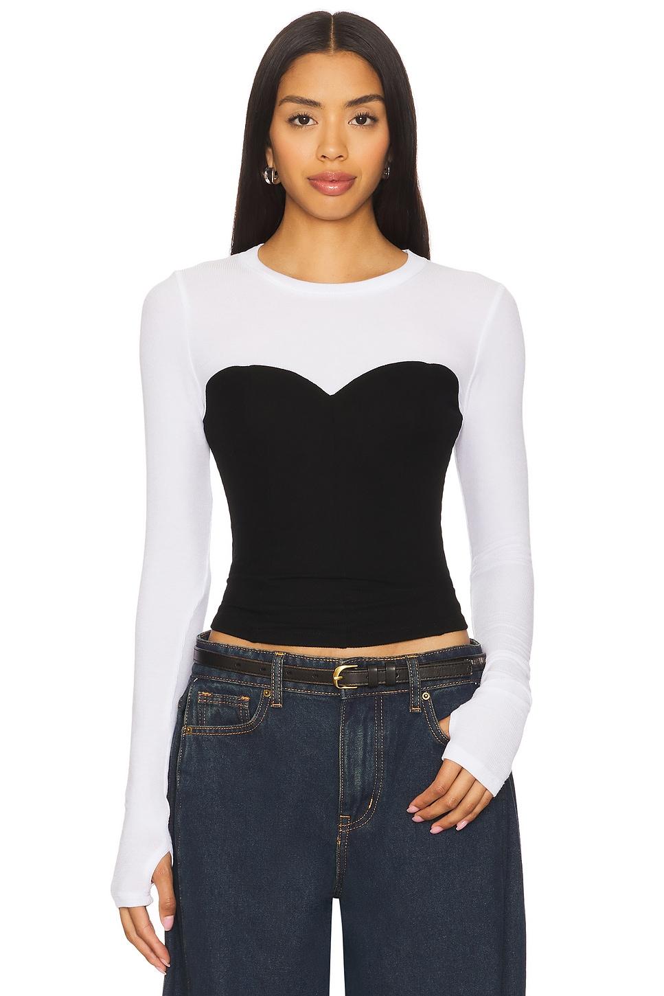 elysia longe sleeve sweetheart tee
