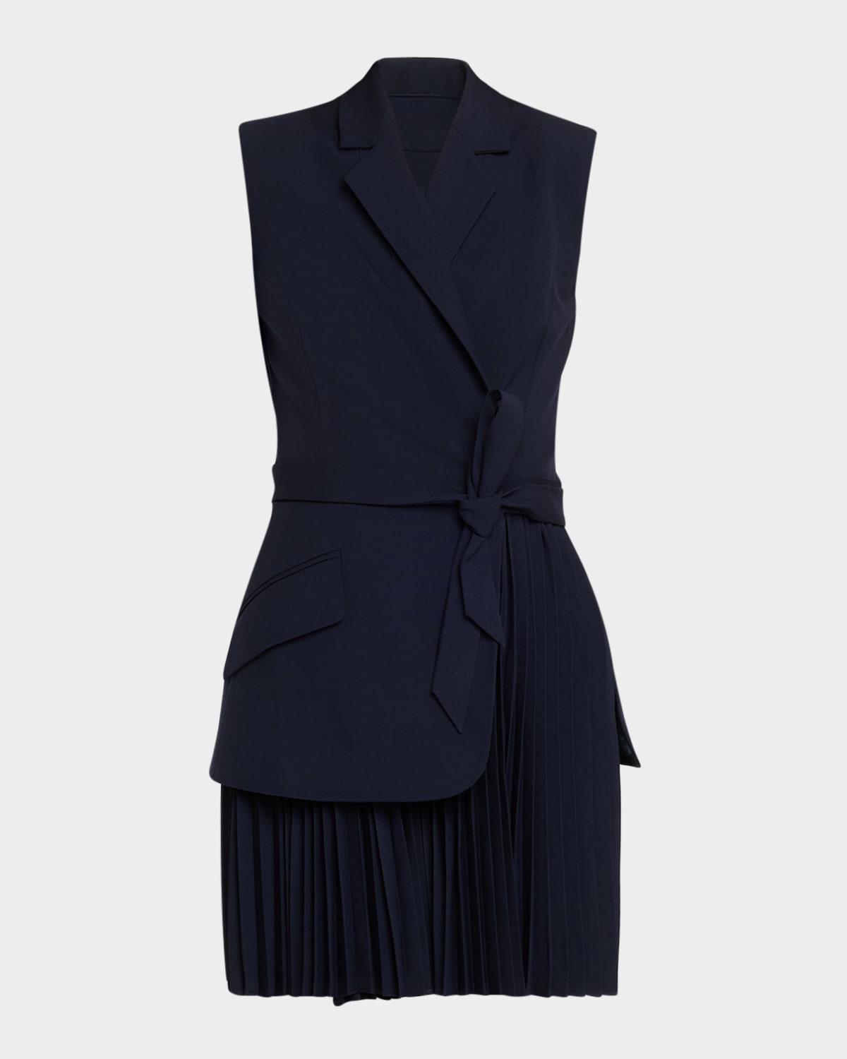 eman sleeveless mini dress