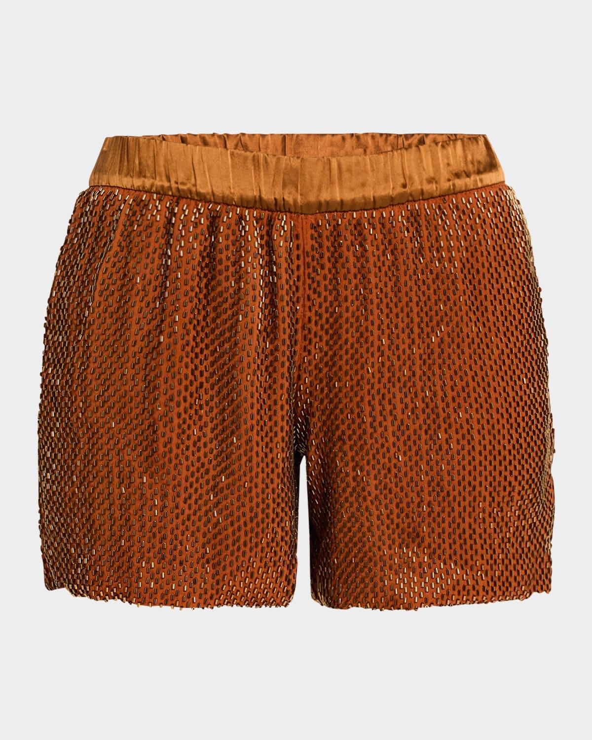 embellished boxer shorts