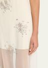 embellished tulle sleeveless maxi dress