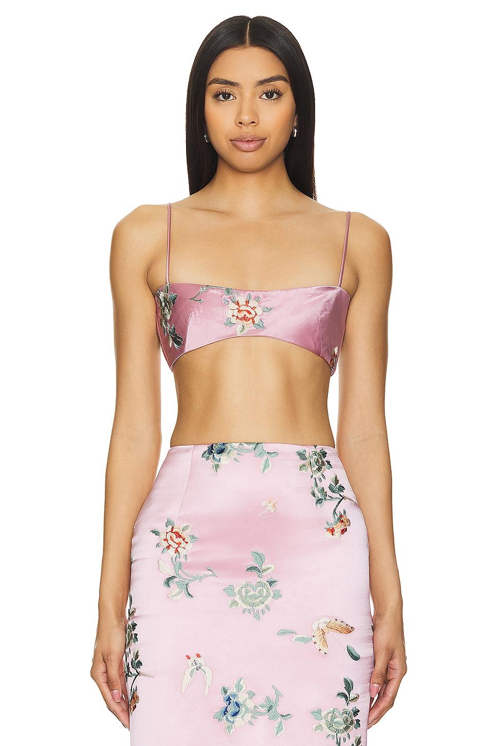 embroidered bralette