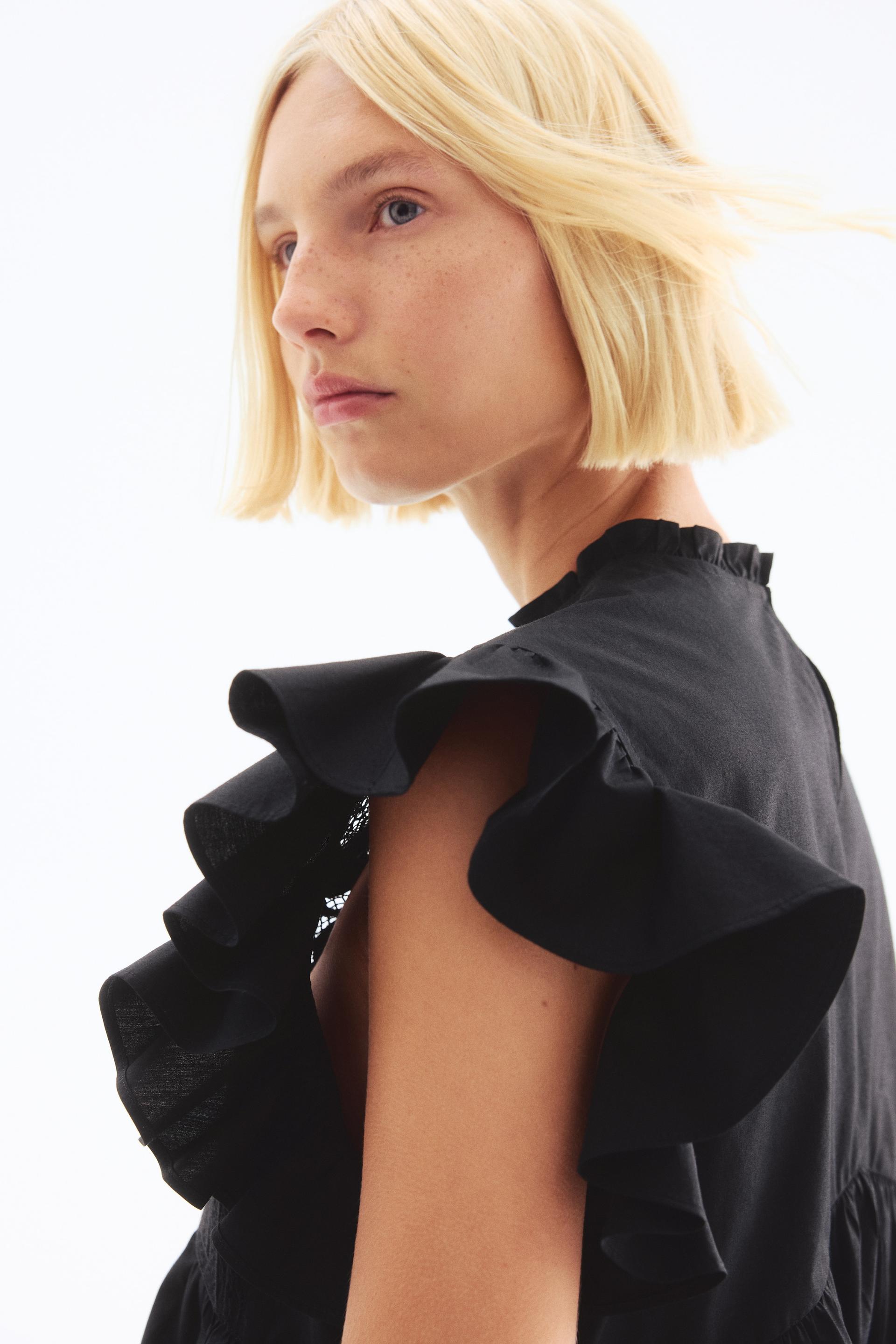 embroidered cotton blouse