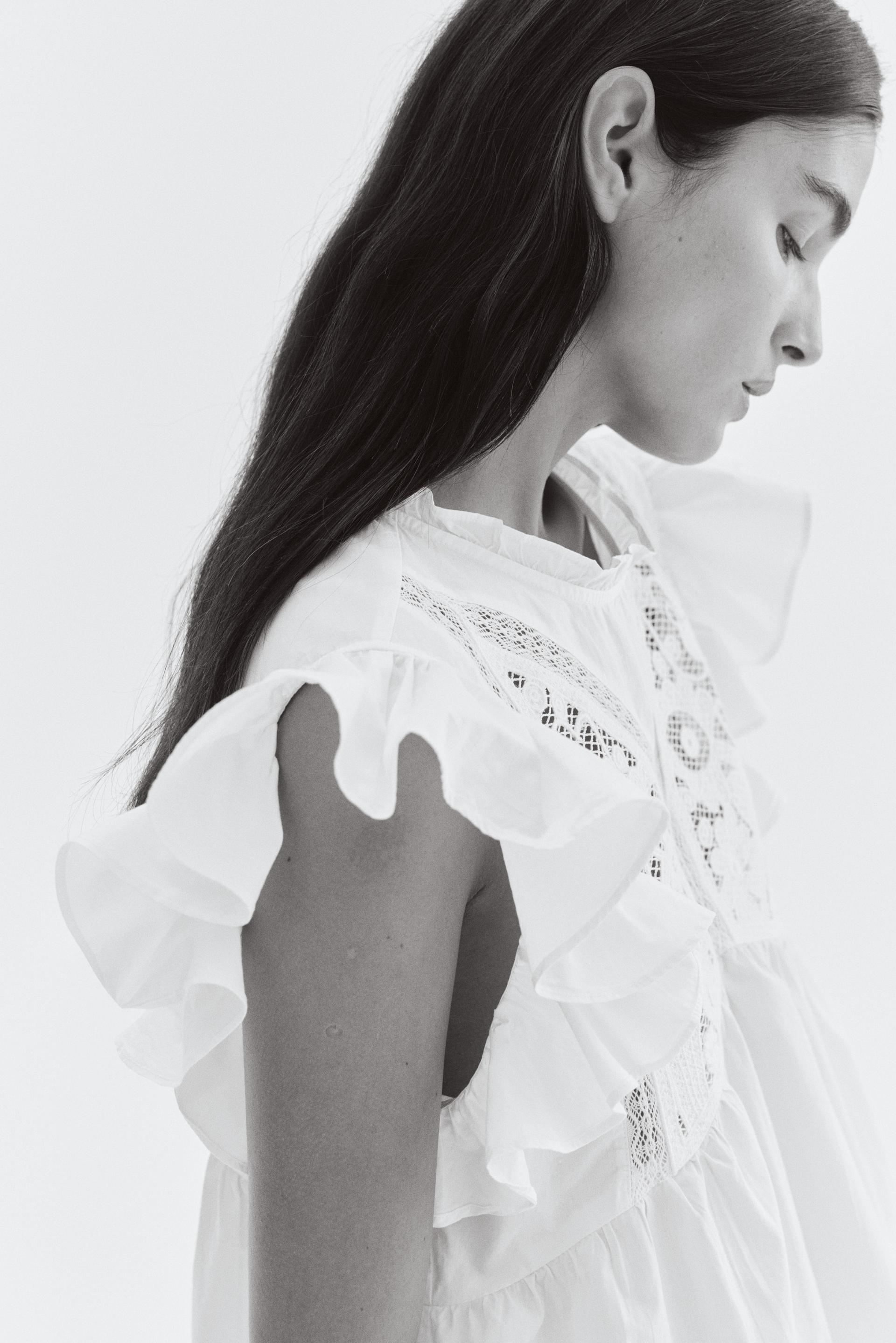 embroidered cotton blouse