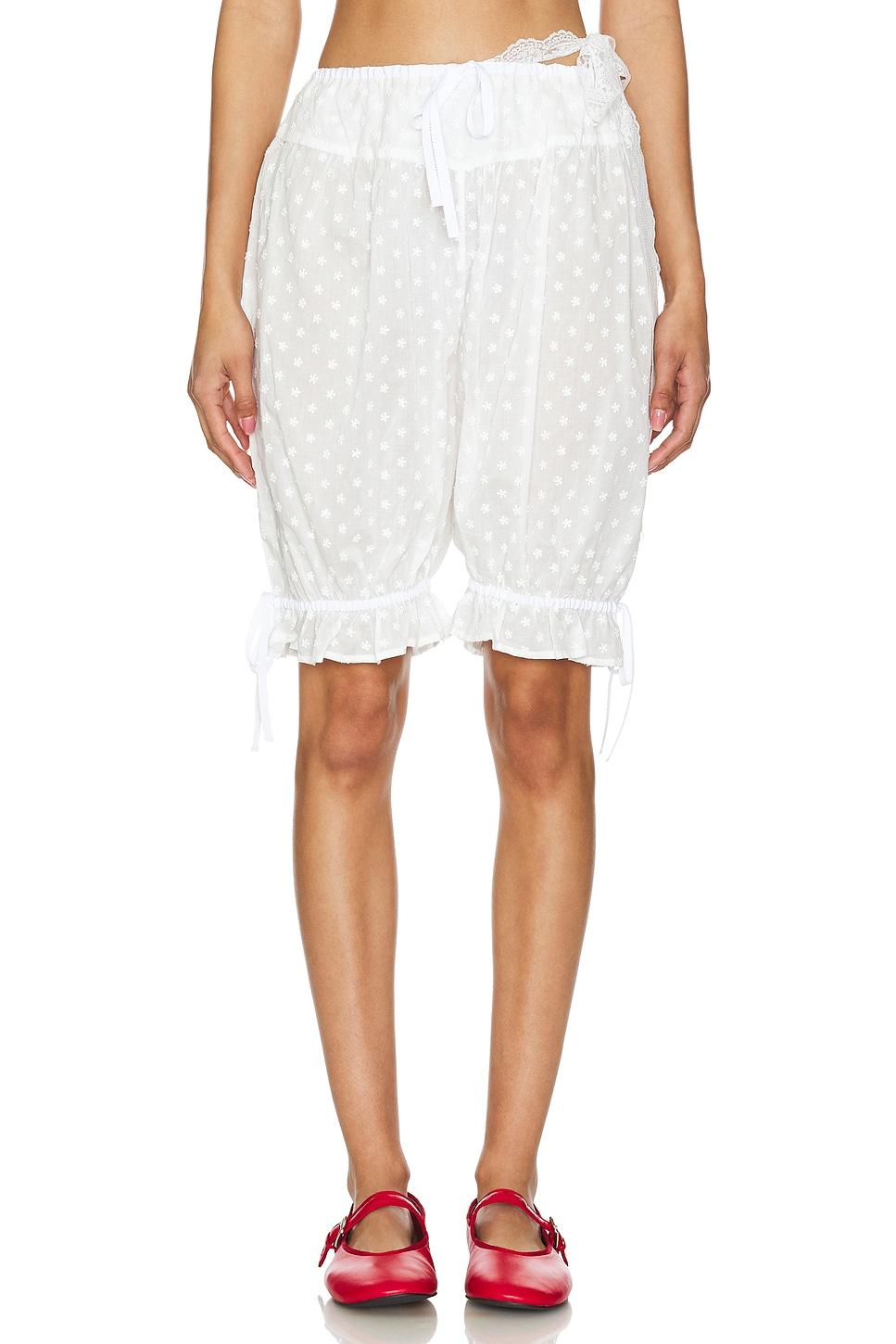 embroidered cotton drawers