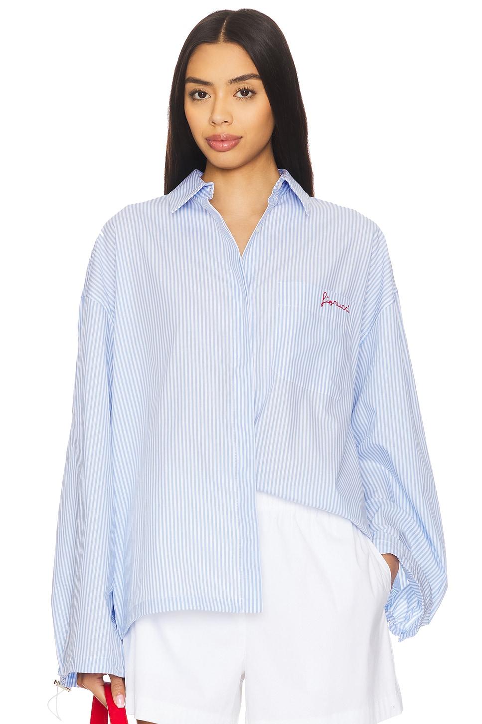 embroidered drawstring shirt