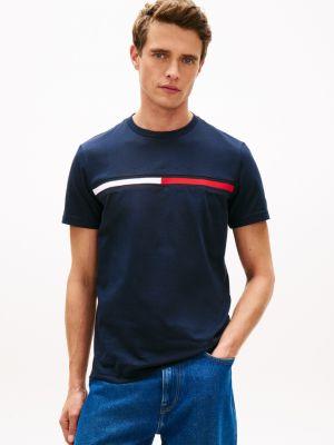 embroidered flag logo t-shirt