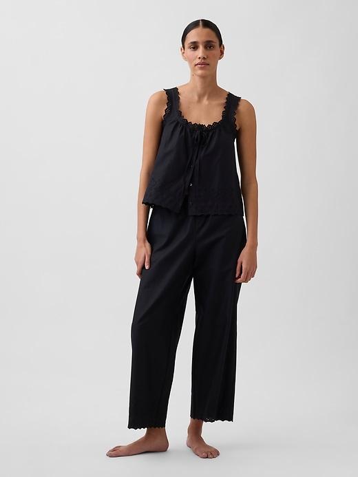 embroidered pj pants