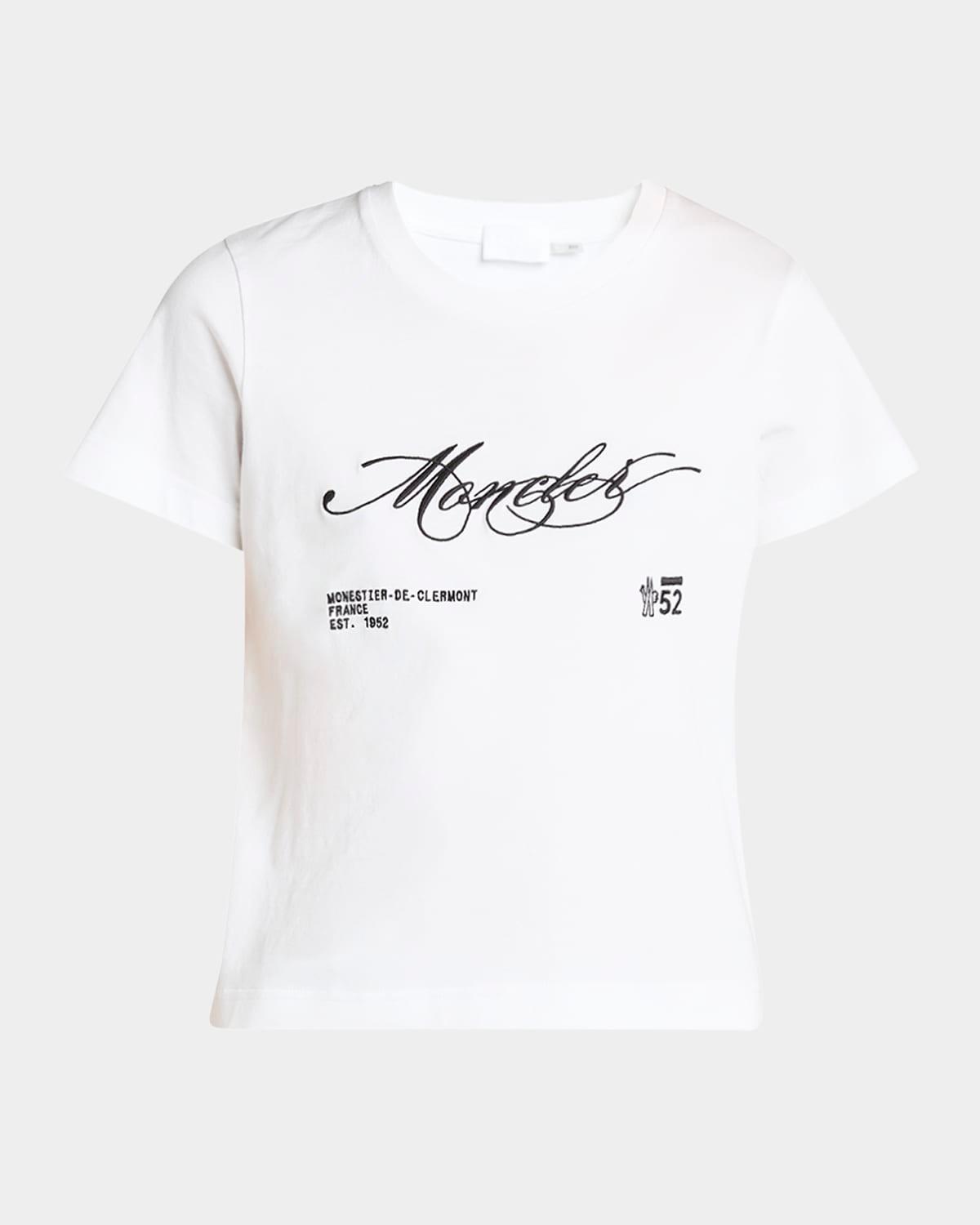 embroidered short-sleeve t-shirt