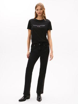 embroidered tommy logo t-shirt