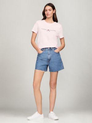 embroidered tommy logo t-shirt