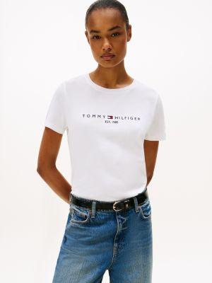 embroidered tommy logo t-shirt