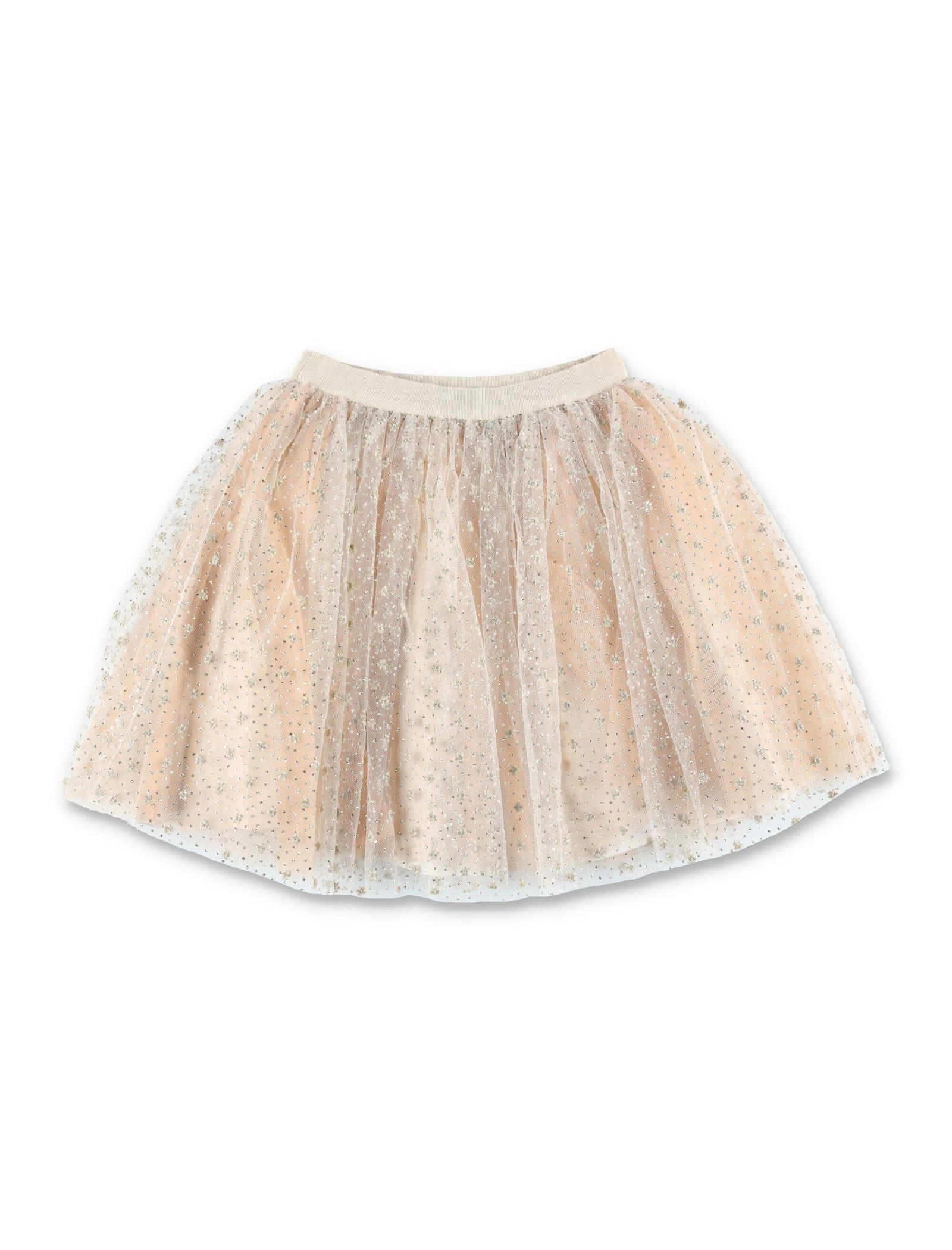 embroidered tulle skirt bonpoint