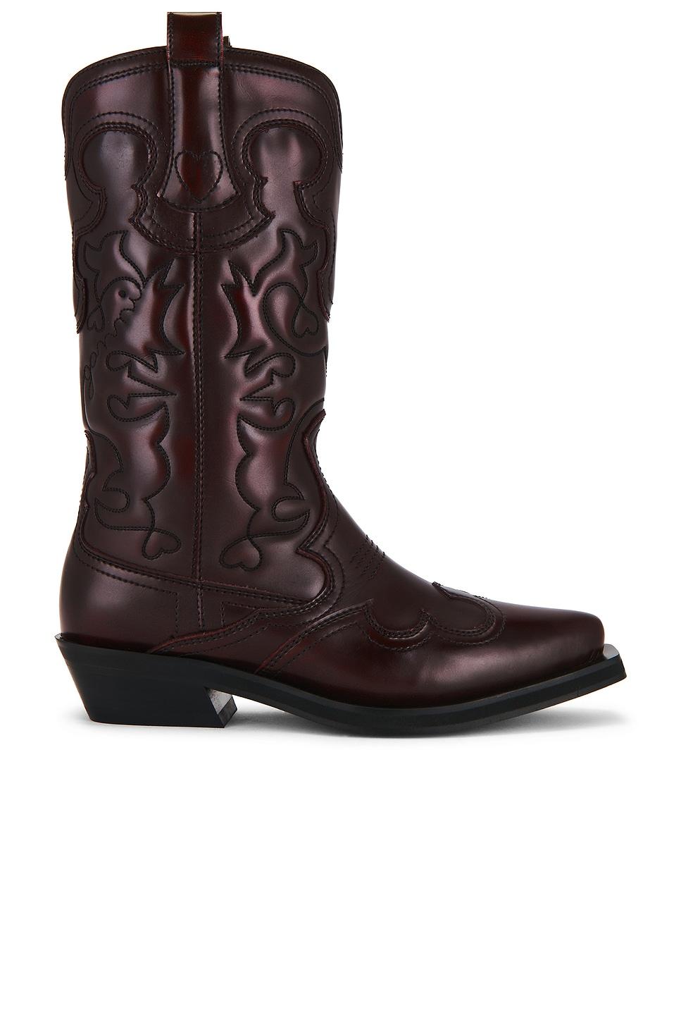 embroidered western boot