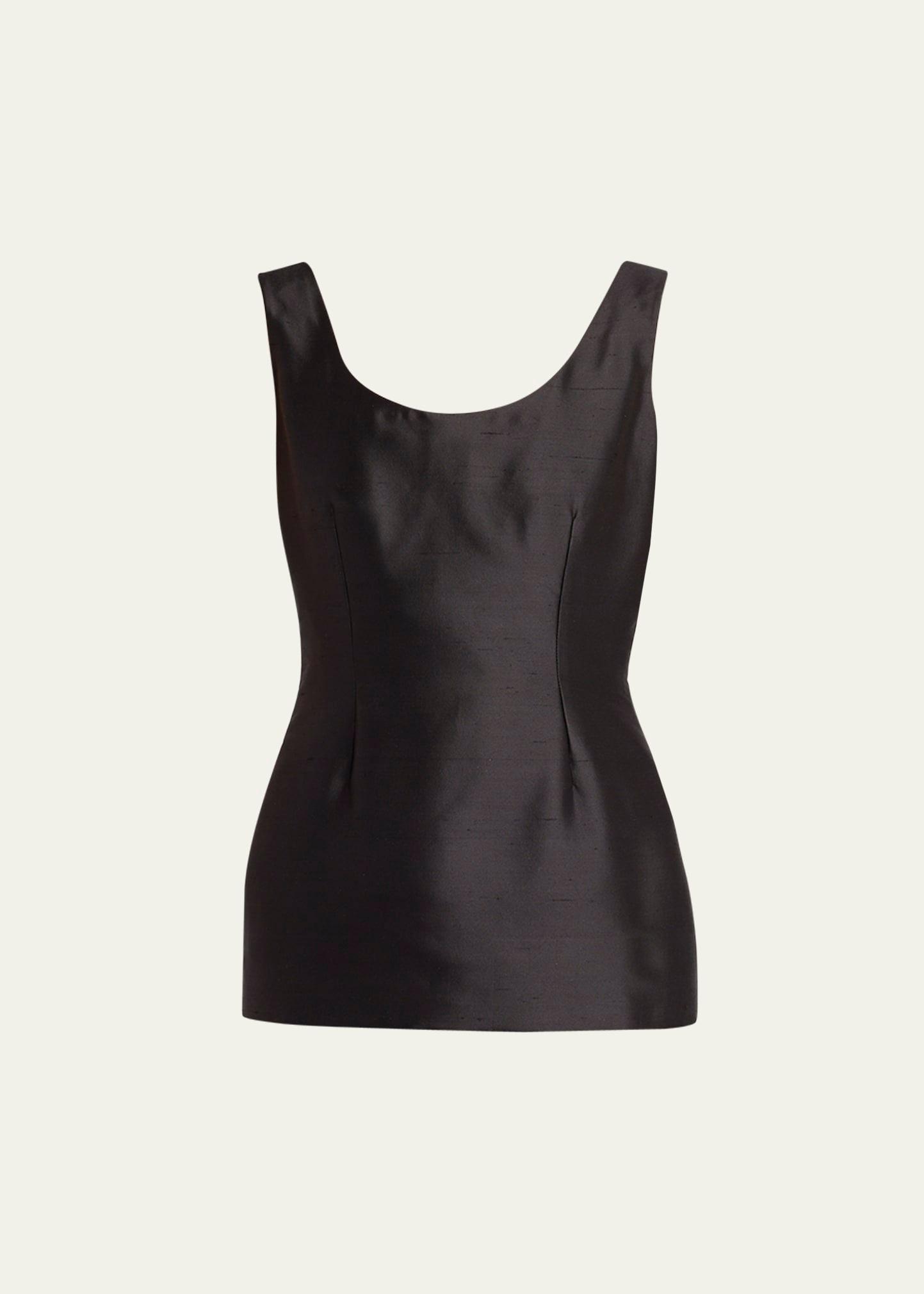 emeric hourglass silk top