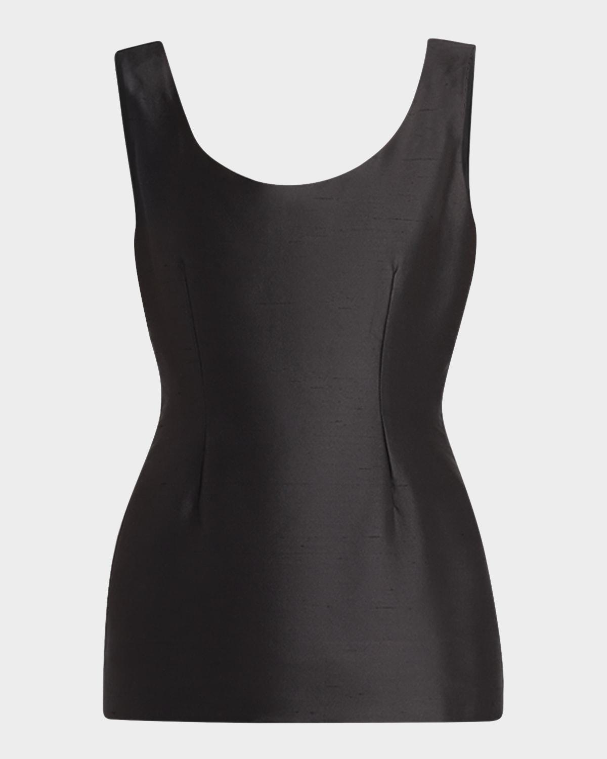 emeric hourglass silk top
