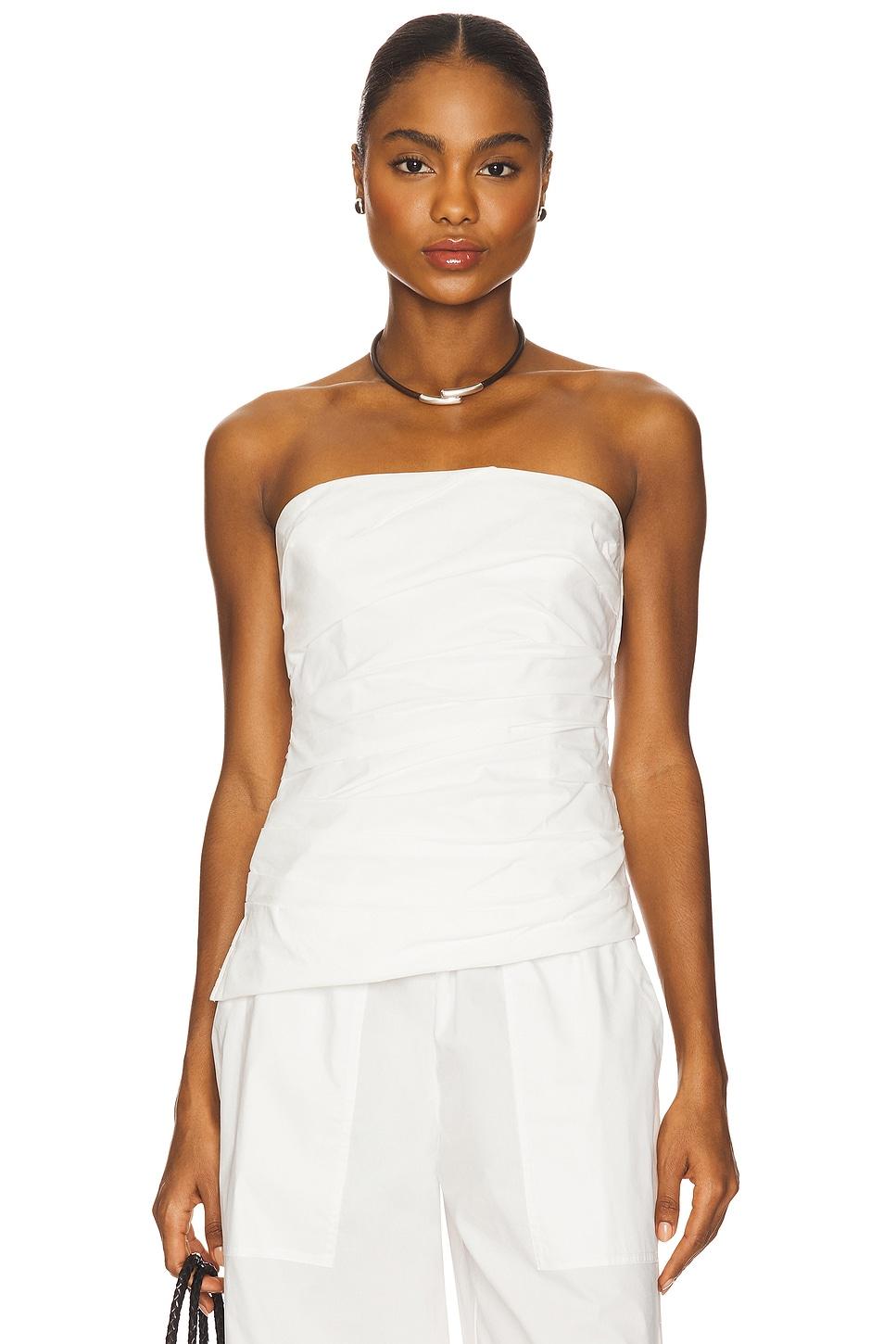 emerson ruched bustier top