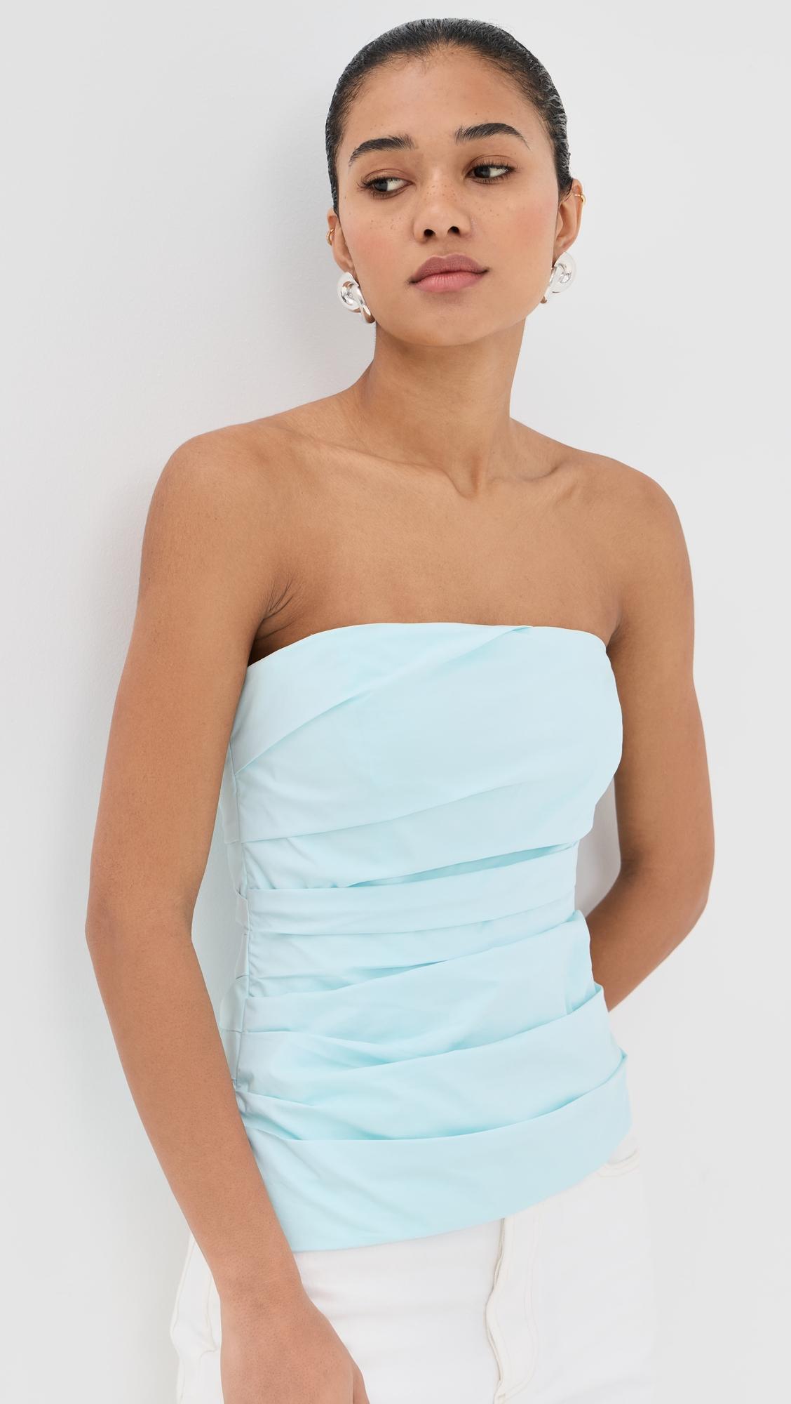 emerson ruched bustier