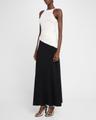 emery sleeveless tie-waist dress