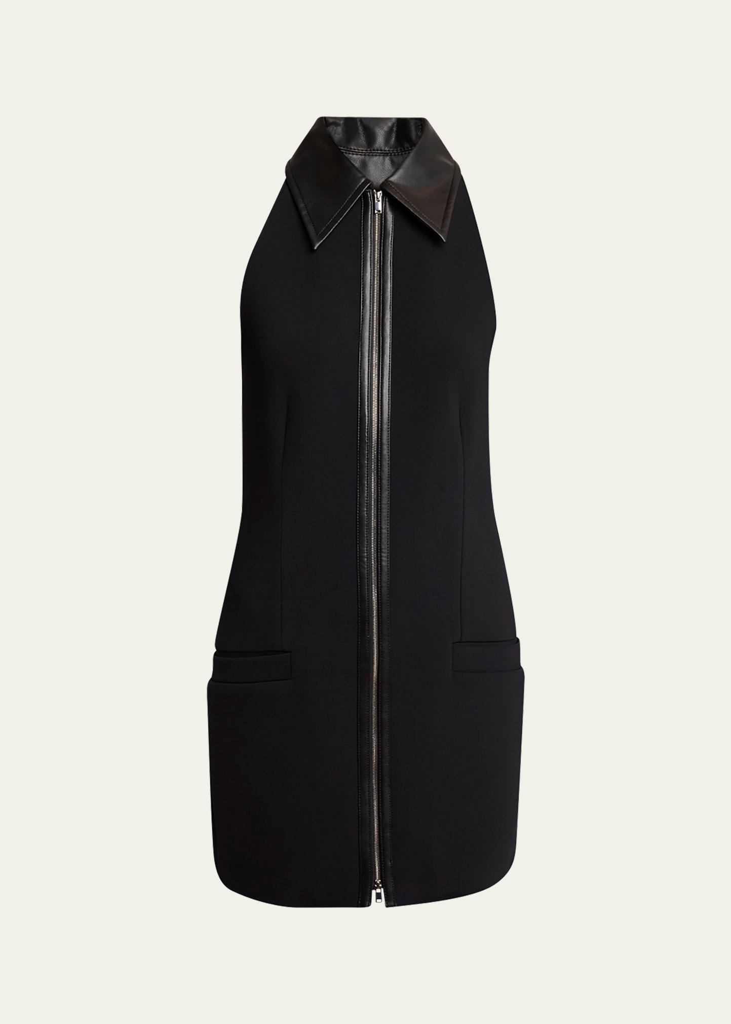 emi bi-stretch suiting mini dress