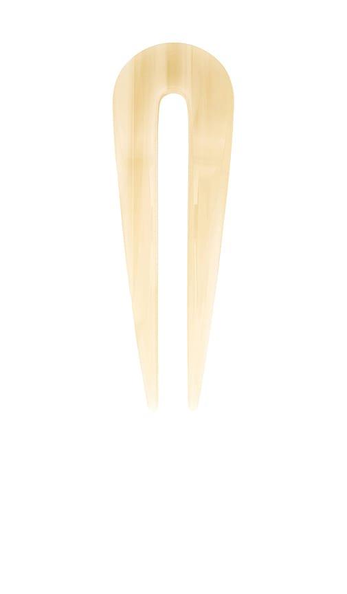 emi jay hair pin in cream.