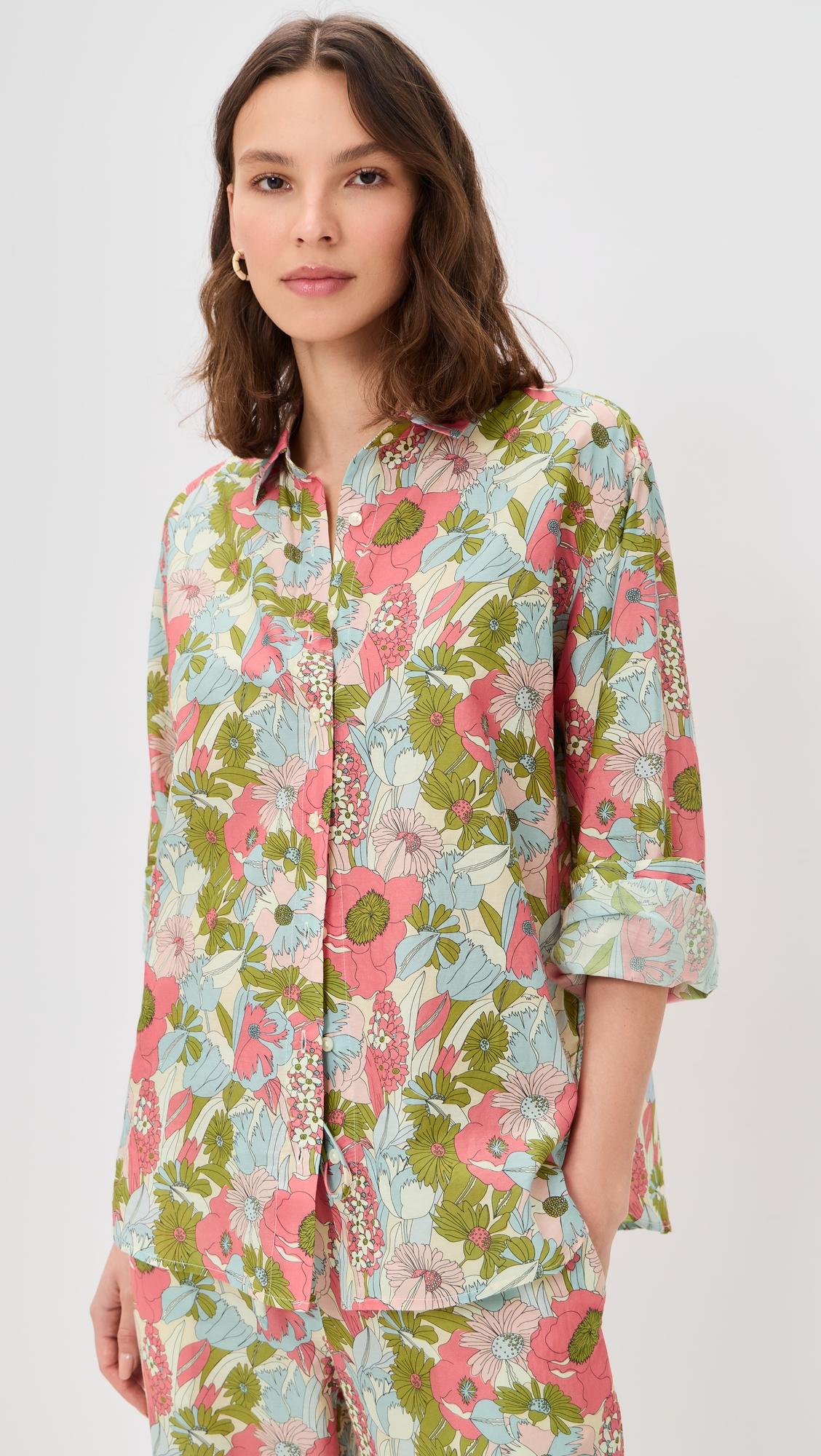 emilia oversized button down shirt