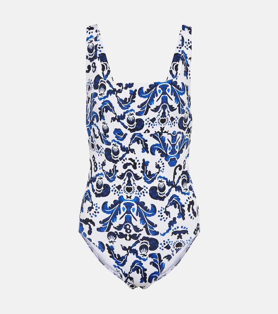 emilia wickstead ana printed swimsuit