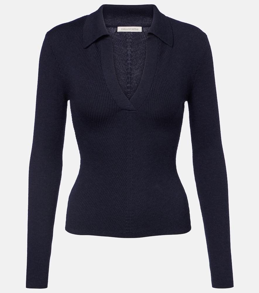 emilia wickstead austin ribbed