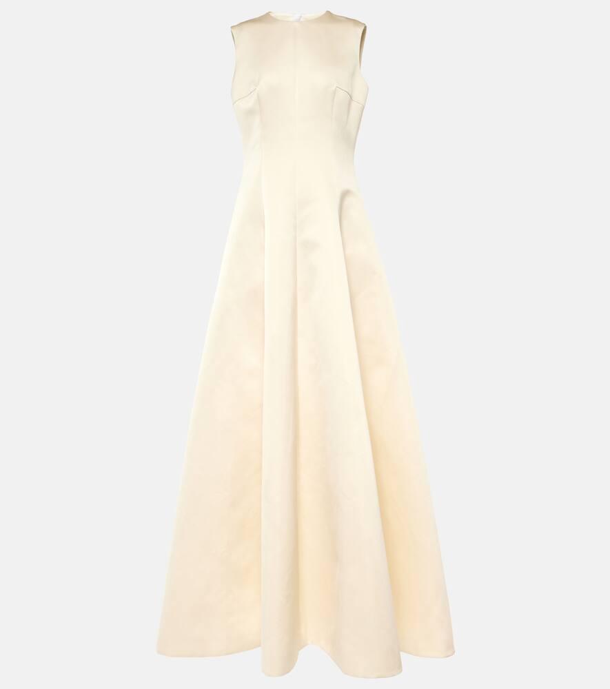 emilia wickstead bridal mairi crêpe gown