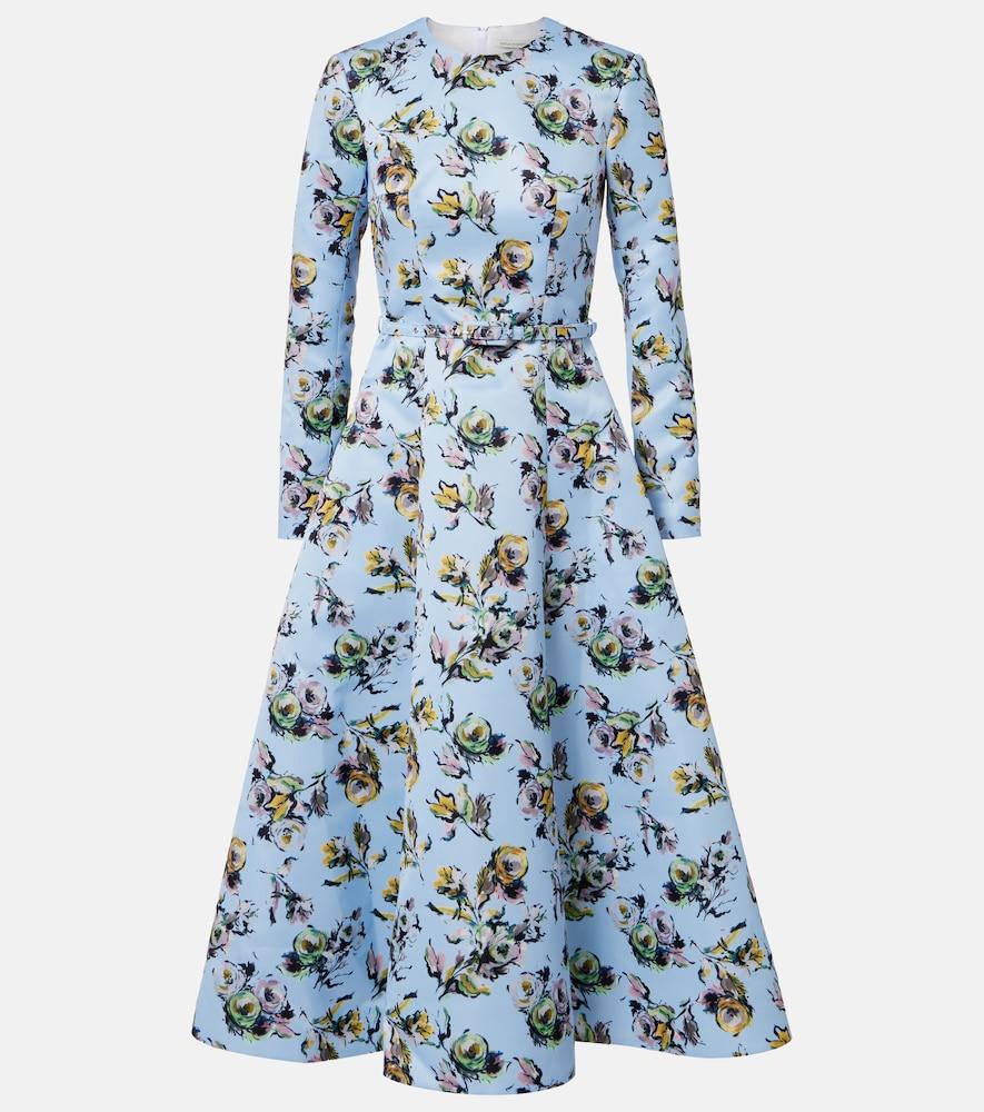 emilia wickstead capucine floral midi dress