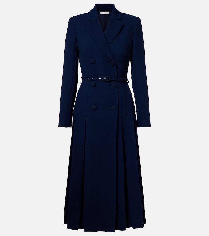 emilia wickstead chaney wool crêpe midi dress