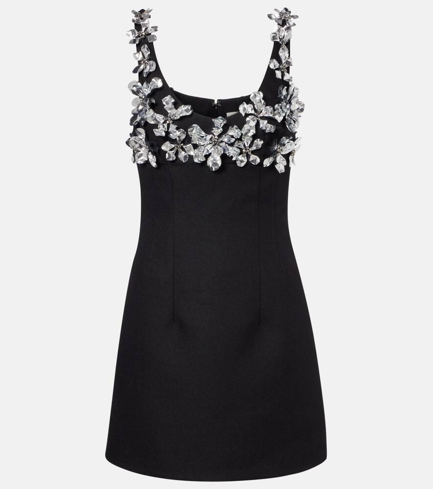 emilia wickstead einna embellished crêpe minidress
