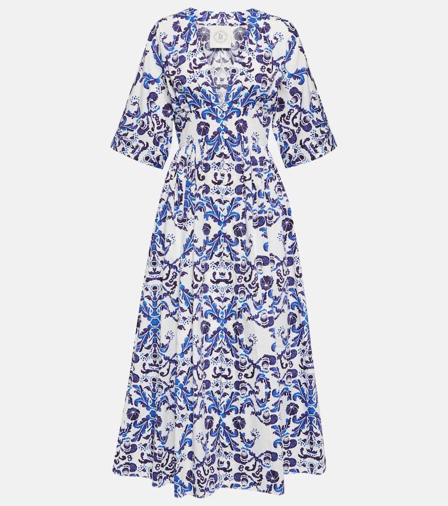 emilia wickstead elowen printed cotton maxi dress