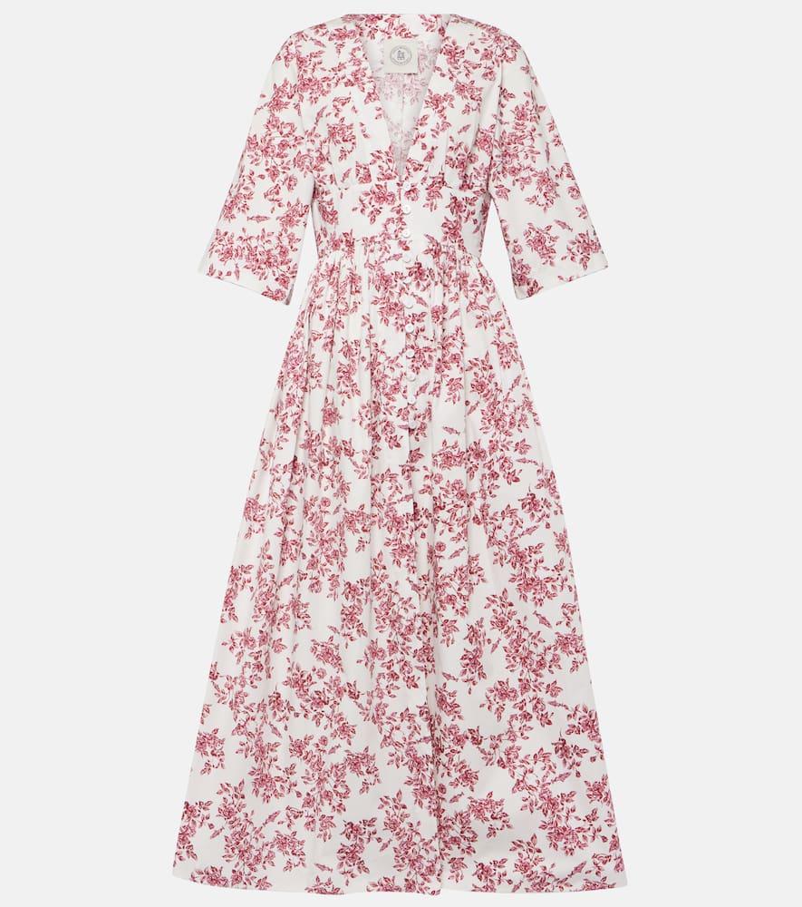 emilia wickstead elowen printed midi dress